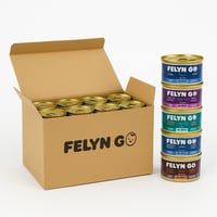 كرتون معلبات نكهات مشكلة في الجيلي من فيلاين قو 75...