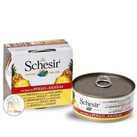 أكل قطط شيزر رطب الدجاج مع الأناناس 75 جرام