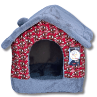 بيت كوخ للقطط والكلاب بالوان متنوعة متعددة الاشكال