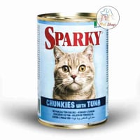 سباركي طعام قطط رطب قطع من التونة 415 جرام