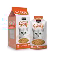 كت كات اظرف حساء السالمون (5+1 * 50 مل)