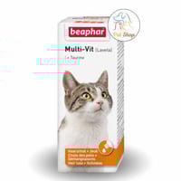 بيفار فيتامينات متعددة مع التورين للقطط لمكافحة تس...