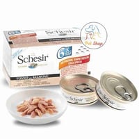 اكل قطط شيزر تونا مع السالمون في الجيلي معلبات كرت...