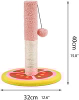 خداشة قطط لون زهري مقاس صغير