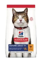 هيلز طعام جاف للقطط الكبيرة فوق 7 سنوات بالدجاج 1....