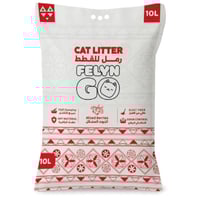 رمل صناعي من فيلاين قو عالي التكتل للقطط 10 لتر بع...