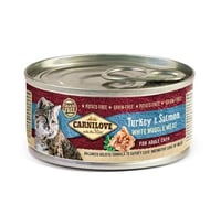 اكل قطط معلبات من كارنيلوف ديك رومي وسالمون طعام ر...