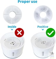 4 قطع من فلاتر نافورة المياه | تنقية وتوزيع مياه ا...