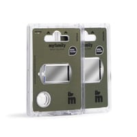 قلادة صغيرة على شكل قلادة عسكرية قلب من الألمنيوم...