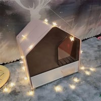 ليتر بوكس مغلق بدرج سحاب على شكل منزل كوخ تصميم سه...