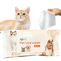 مناديل معطرة للاهتمام بالقطط والكلاب 80 حبة