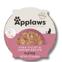 أكل قطط أبلاوز رطب فيليه التونا مع الجمبري بالمرق...