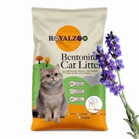 رمل قطط صناعي من رويال زو للقطط برائحة اللافندر مت...
