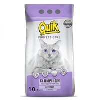 رمل للقطط طبيعي من كويك بعدة رؤائحه 10 لتر