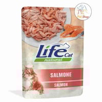 لايف كات طعام رطب للقطط البالغة بنكهة السلمون 70 ج...