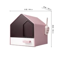 ليتر بوكس مغلق بدرج سحاب على شكل منزل كوخ تصميم سه...