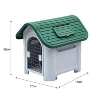 بيت قطط وكلاب كوخ مناسب لون ازرق