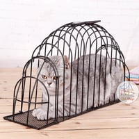 قفص للقطط الكبيرة والصغيرة للترويش والعناية