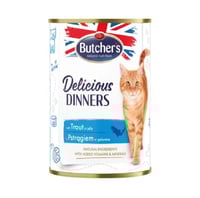 بوتشرز طعام رطب للقطط قطع من السلمون المرقط بالجيل...