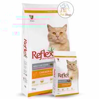 ريفلكس طعام جاف للقطط البالغة بنكهة الدجاج والارز...
