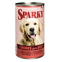 طعام معلب للكلاب البالغة باللحم البقري من سباركي