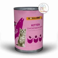 رويال زوو معلبات مفروم بنكهة الدجاج مع السالمون لل...