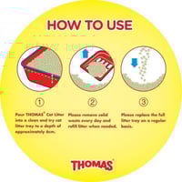 رمل فضلات القطط توماس متعدة الخيارت