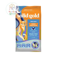 سوليد غولد ليتس ستاي إن طعام جاف للقطط بالسالمون و...