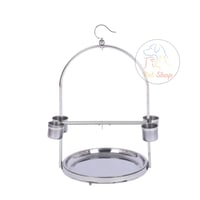 حامل طيور من الفوالذ المقاوم للصدأ احجام متعددة