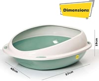 ليتر بوكس مفتوح كبير المقاسات الطول 57 سم عرض 40سم...