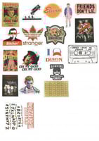 stranger things stickers