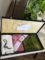 بوكس هدايا رمضان رجالي فاخر - شماغ وسجادة وسبحة مع...