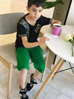 طقم اطفال ليوم التأسيس تيشرت وبنطلون