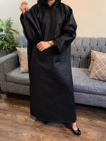 رداء شتوي رجالي طويل مع هودي