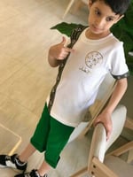 طقم اطفال ليوم التأسيس تيشرت وبنطلون