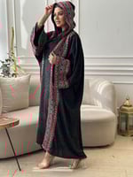 طقم صوف سدو نسائي فاخر - بشت بتطريز أصيل وصناعة سع...