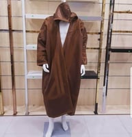 فروة رجالي شامواة بغطاء رأس