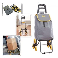 عربة التسوق وصعود السلم