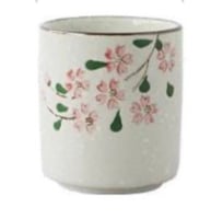 كوب قهوة مشجره - وردي