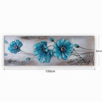 لوحة حائط عصرية كانفس مزودة بإطار خشبي مخفي