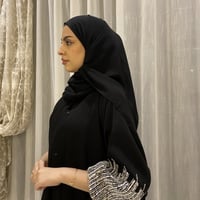 "عرض" طرحة بندانه , طرحة ربط , نقاب وسط (مطاط مائل...