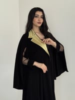 فستان بليزر اسود قصة كلوش