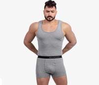 طقم داخلي رجالي فانيلا حمال + بوكسر / كود رقم 235