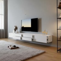 طاولة تلفزيون لون ابيض- موديل tv56