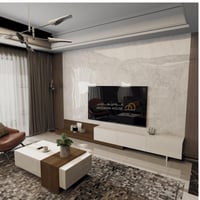 طقم طاولات ابيض مع بني 2001_موديل Sozan