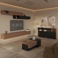 كونسول بوفيه اسود مع بني B- موديل sozan