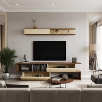 طاولة تلفزيون بني3 و بيج-موديل Tv26