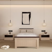 دولاب ملابس بيج / رمادي