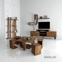 طقم طاولات sh10 بني