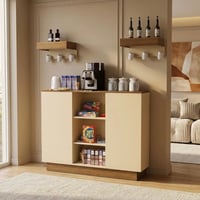 طقم طاولات بني3 مع بيج--موديل Sh36